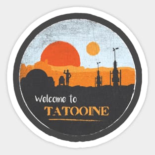 Welcome to Tatooine Sticker